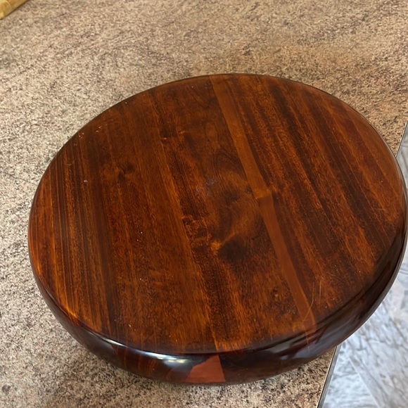 Wooden tray for chips or vegetables with plate for deep - Picture 3 of 3